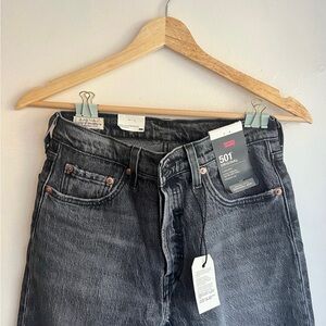 Women’s Levi's Black 501 Jeans Brand New
